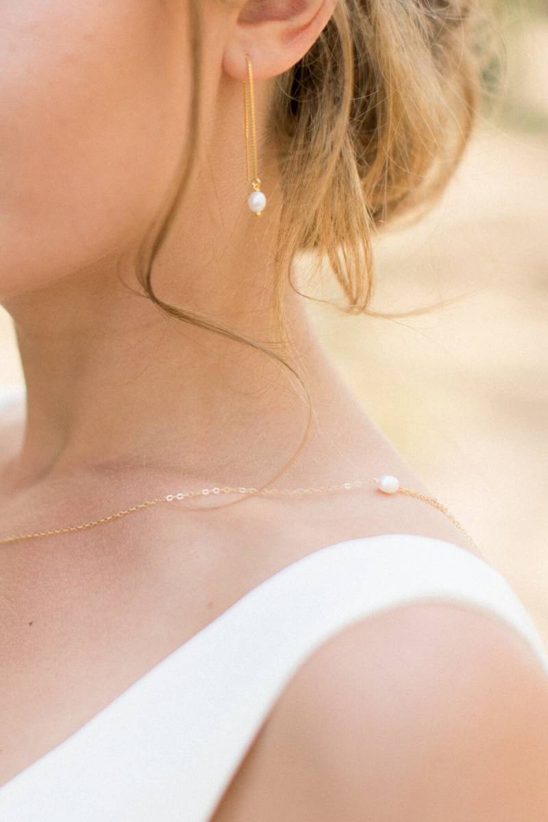 Ohrhänger Mit Süßwasser - Oder Perlmuttperlen „Lidia" von AtelierdeSylvie