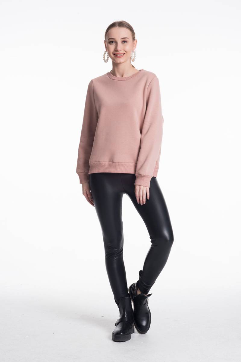 Unisex Pink Oversized Sweatshirt Baumwollmischung, Innen Gebürstet Unisex Pink Oversized Sweatshirt Baumwollmischung, Innen Gebürstet von AtenLdn