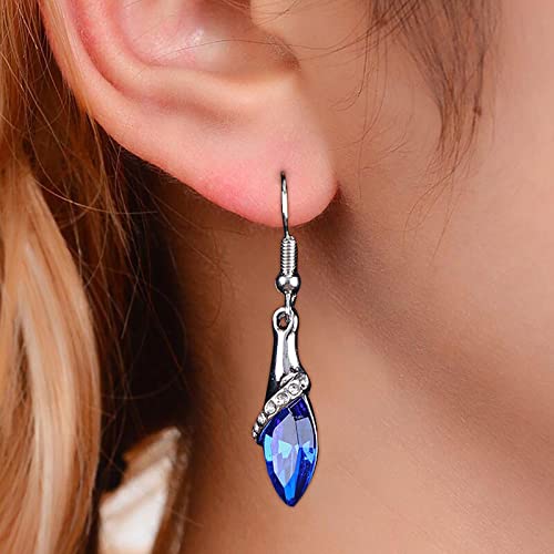 Atentuyi Blaue Cz Tropfen Ohrringe Silber Haken Ohrringe Braut Saphir Ohrringe Blau Kristall Ohrringe Blau Tropfen Ohrringe Cubic Zirkonia Ohrringe Strass Ohrringe Schmuck Für Frauen Und Mädchen Atentuyi Blaue Cz Tropfen Ohrringe Silber Haken Ohrringe Braut Saphir Ohrringe Blau Kristall Ohrringe Blau Tropfen Ohrringe Cubic Zirkonia Ohrringe Strass Ohrringe Schmuck Für Frauen Und Mädchen von Atentuyi