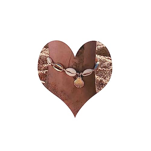 Atentuyi Boho Muschel Fußkettchen Gold Muschel Anhänger Knöchelarmband Fußkette Zubehör Barfuß Strand Fußkettchen Schmuck Für Frauen Und Mädchen von Atentuyi