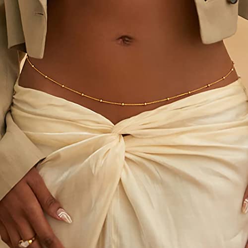 Atentuyi Gold Perle Bauch Taille Kette Sexy Bikini Strand Geschirr Perlen Körper Kette Böhmischen Schmuck Für Frauen Und Mädchen Atentuyi Gold Perle Bauch Taille Kette Sexy Bikini Strand Geschirr Perlen Körper Kette Böhmischen Schmuck Für Frauen Und Mädchen von Atentuyi