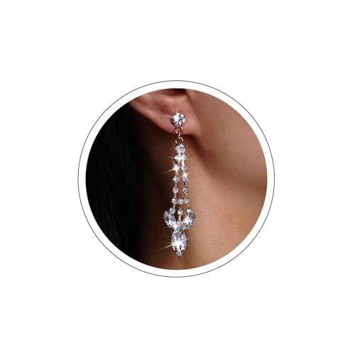 Atentuyi Lange Quaste Strass Ohrringe Gold Kristall Hochzeit Ohrringe Cz Kette Tropfen Ohrstecker Ohrringe Braut Kronleuchter Baumeln Ohrringe Marquise Funkelnden Ohrringe Schmuck Für Frauen Mädchen Atentuyi Lange Quaste Strass Ohrringe Gold Kristall Hochzeit Ohrringe Cz Kette Tropfen Ohrstecker Ohrringe Braut Kronleuchter Baumeln Ohrringe Marquise Funkelnden Ohrringe Schmuck Für Frauen Mädchen von Atentuyi