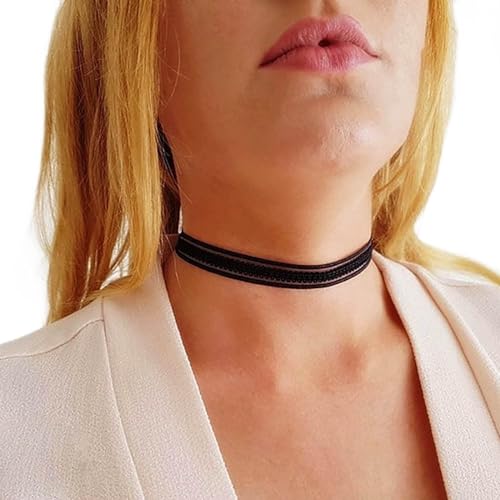 Atentuyi Spitze Halskette Schwarz Choker Spitze Schlüsselbein Kette Hohle Spitze Kragen Choker Vintage Spitze Tattoo Halskette Gothic-Schmuck Für Frauen Und Mädchen Teen von Atentuyi