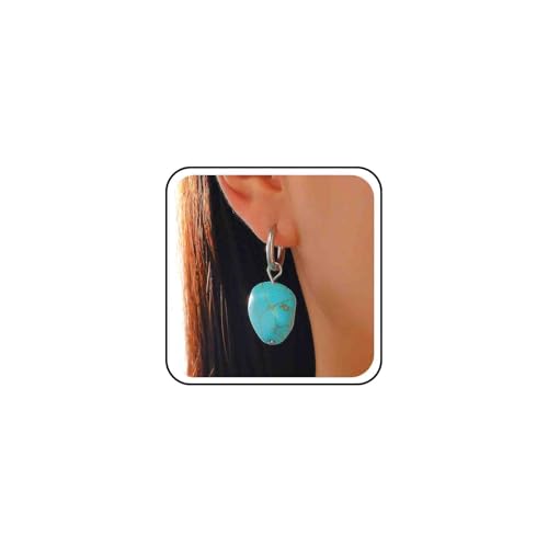 Boho Türkis Ohrringe Kleine Blaue Tropfen Cowboy Teal Western Ohrringe Reifen Baumeln Cowgirl Zierlich Niedlich Einfach Vintage Tribal Indischen Ethnischen Retro Zigeuner Minimalistischen Für Frauen Boho Türkis Ohrringe Kleine Blaue Tropfen Cowboy Teal Western Ohrringe Reifen Baumeln Cowgirl Zierlich Niedlich Einfach Vintage Tribal Indischen Ethnischen Retro Zigeuner Minimalistischen Für Frauen von Atentuyi