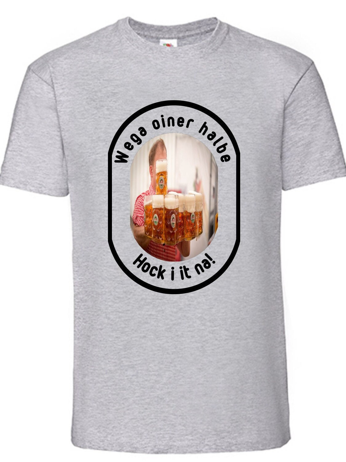 Bier T-Shirt Funshirt Spass Hopfen Malz Bayrisch Dialekt von Aterium47