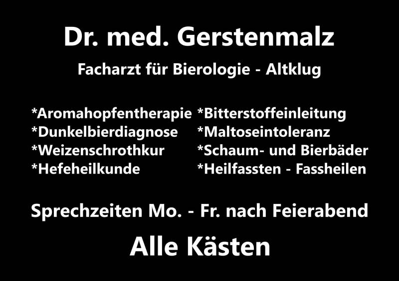 Dr. Med Gerstenmalz Funshirt Vom Bier Doctor von Aterium47