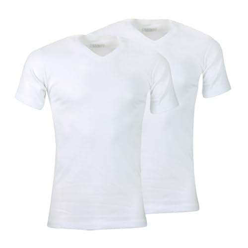 ATHENA Herren Duo Shock Unterhemd, Weiß, XXL (2er Pack) von Athena