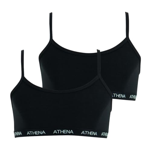 Athena Mädchen My Petit Prix 9c20 Sports Bra, Schwarz, 12 Jahre EU von Athena