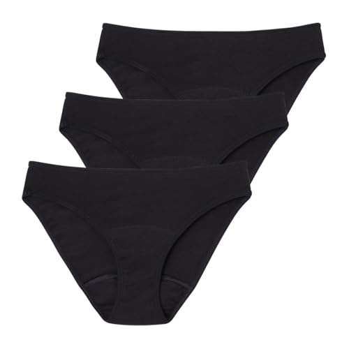 Athena- 3er-Set Athena-Menstruationshöschen für Mädchen- extrem saugfähig, auslaufsicher, geruchshemmend- Oeko-TEX Standard 100 Label von Athena