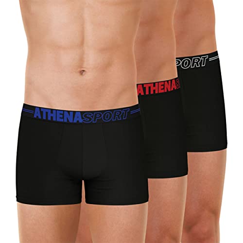 Athena Herren LH31 Unterwäsche, Schwarz/Schwarz, XL von Athena