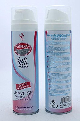 Athena Soft Silk Rasiergel für Damen, 200 ml, 6 Stück von Athena