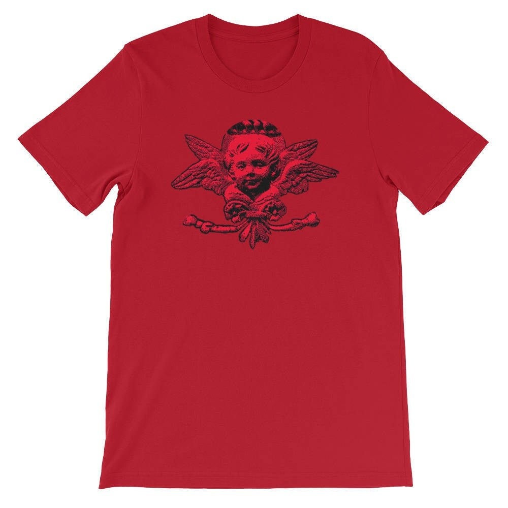 Engel Süßes Glitched Cherub - Kurzarm Unisex T-Shirt Engel Süßes Glitched Cherub - Kurzarm Unisex T-Shirt von AthenaArtCollective