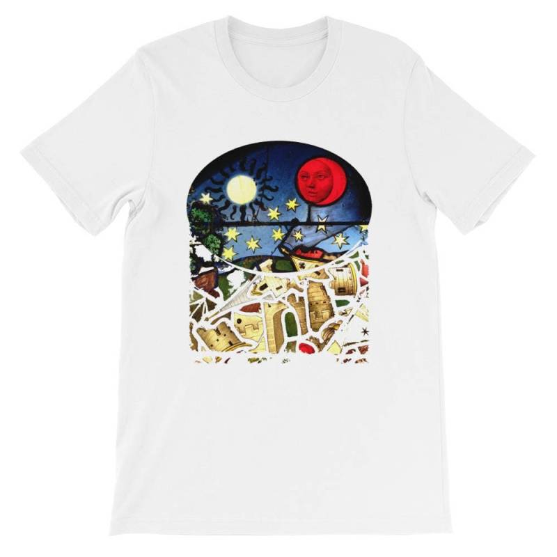 Kunst Sonne Und Mond Kaleidoskop - Ärmel Unisex T-Shirt Kunst Sonne Und Mond Kaleidoskop - Ärmel Unisex T-Shirt von AthenaArtCollective