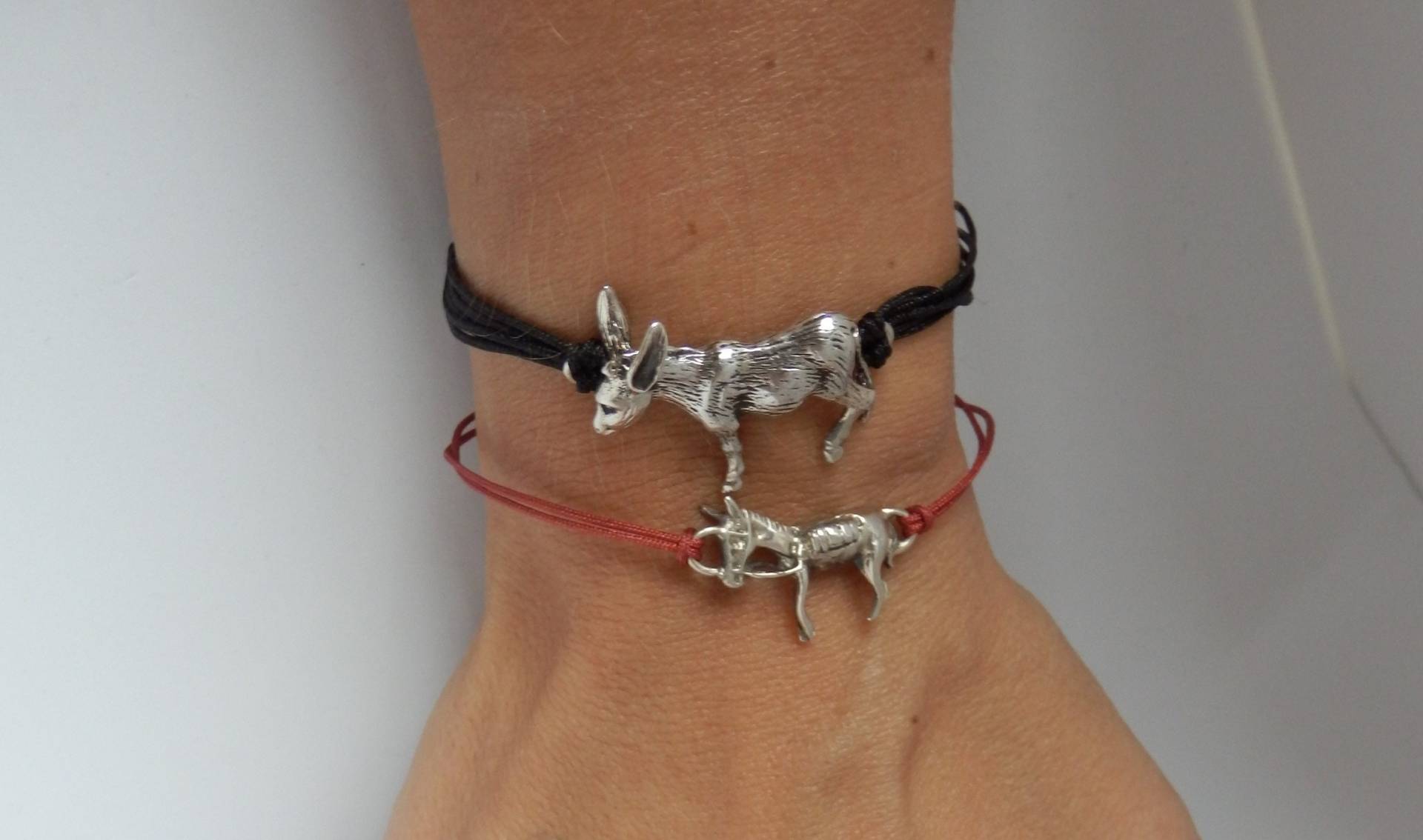 Silber Esel Armband, Entworfen Und Handgefertigt in Griechenland von AthenaMetaxatou