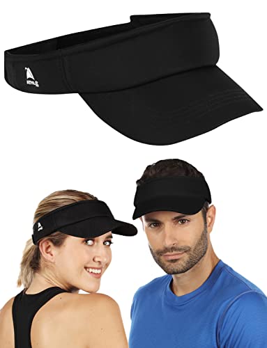Athle Sport Sonnenblenden für Damen und Herren - Keine Kopfschmerzen Design - Einheitsgröße, schwarz, Einheitsgröße von Athle Sport