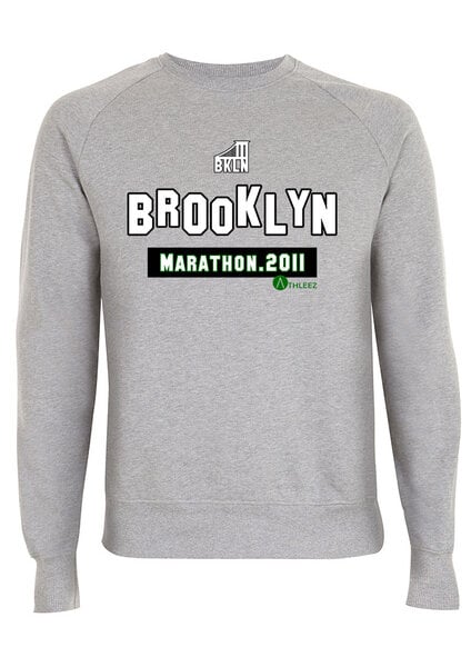 Athleez "Brooklyn Marathon" Sweatshirt - 100% Bio-Baumwolle von Athleez