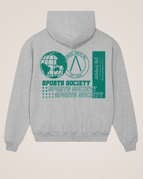 Athleez LEGACY - Heavy Oversized Hoodie - 100% Bio-Baumwolle von Athleez