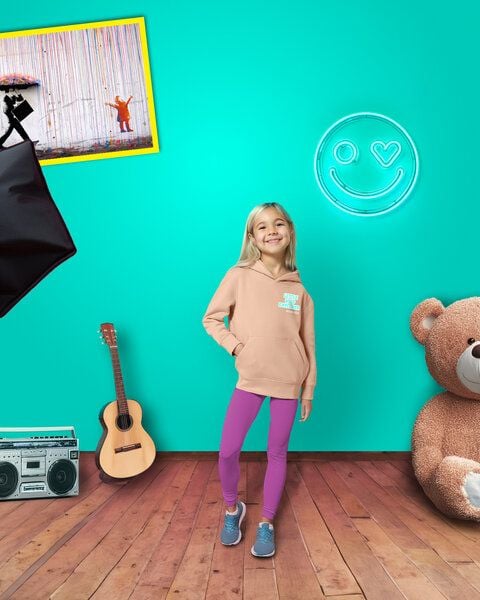 Athleez "LITTLE WILD EXPLORER" Super bequemer Kids Hoodie - 100% Bio-Baumwolle - 0% Polyester von Athleez