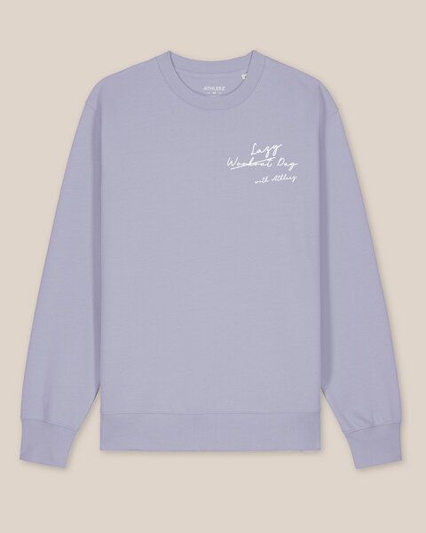 Athleez LAZY W̶O̶R̶K̶O̶U̶T̶ DAY - Sweatshirt - 100% Bio-Baumwolle - 0% Polyester von Athleez