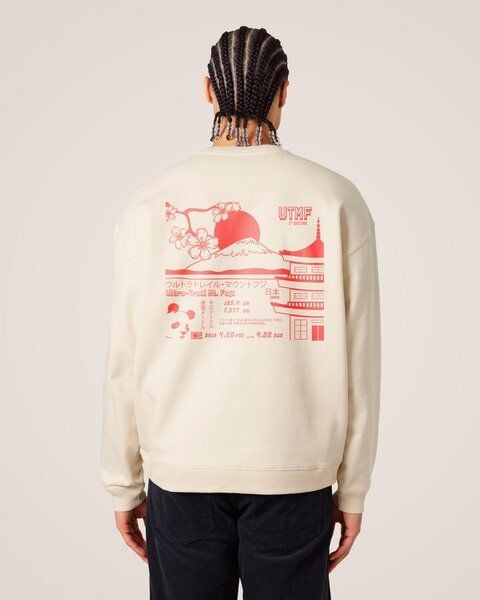 Athleez MOUNT FUJI ULTRA TRAIL - Relaxed Sweatshirt - 100% Bio-Baumwolle von Athleez