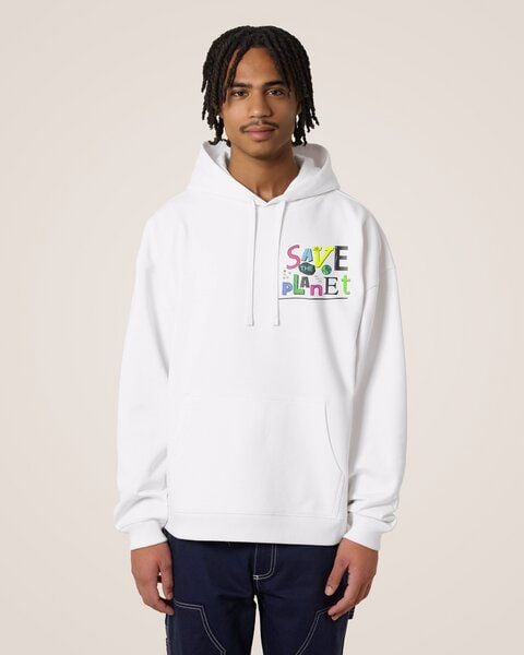 Athleez SAVE THE PLANET - Relaxed Hoodie - 100% Bio-Baumwolle von Athleez