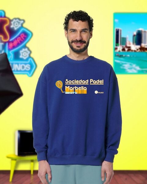 Athleez "Sociedad Padel" Heavy Sweatshirt - 100% Bio-Baumwolle - 0% Polyester von Athleez