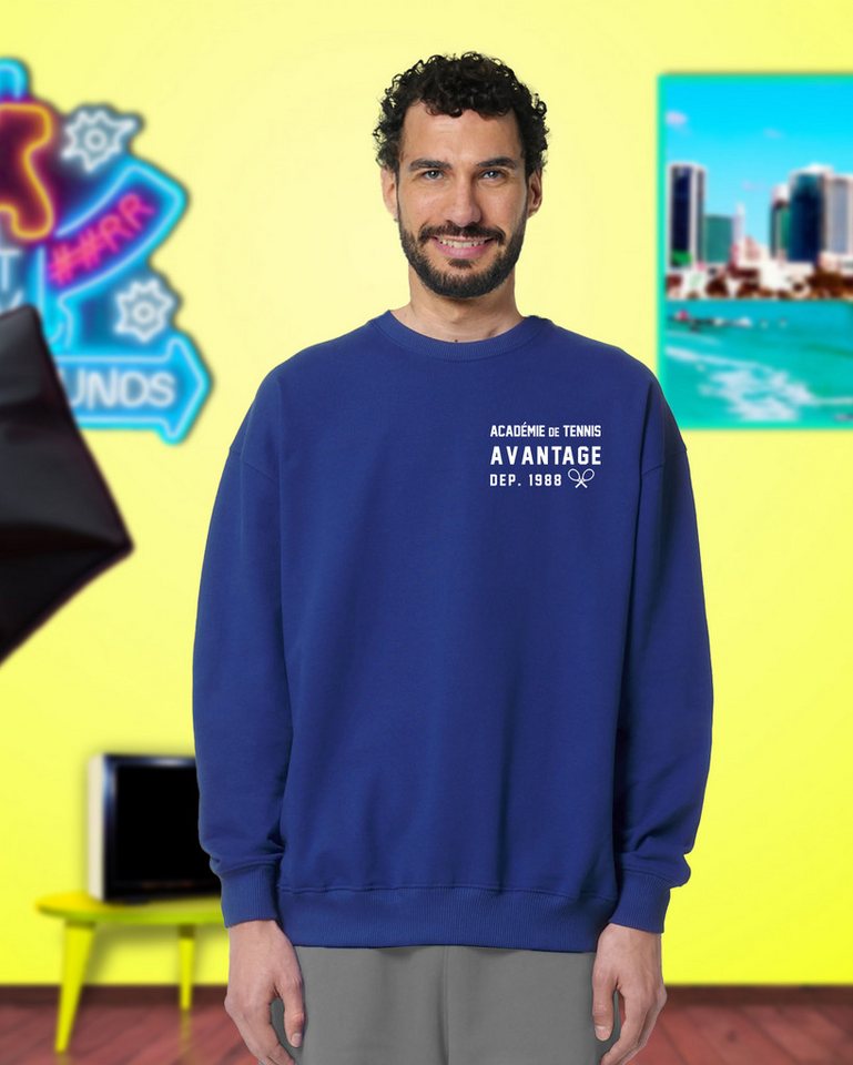 Athleez Sweatshirt ACADÈMIE DE TENNIS - Heavy Oversized Sweatshirt - 100% Bio-Baumwolle Athleez Sweatshirt ACADÈMIE DE TENNIS - Heavy Oversized Sweatshirt - 100% Bio-Baumwolle von Athleez