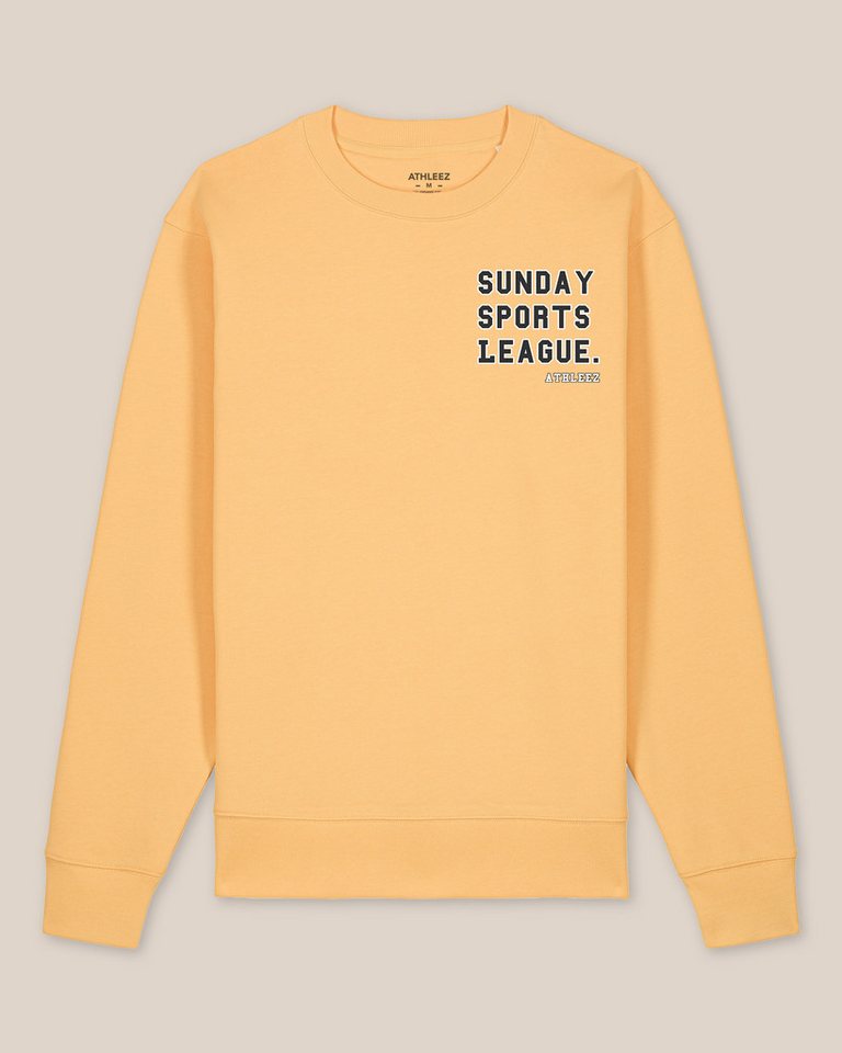 Athleez Sweatshirt SUNDAY SPORTS LEAGUE - Sweatshirt - 100% Bio-Baumwolle - 0% Polyester" von Athleez