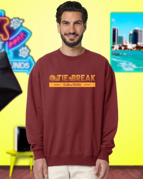 Athleez "Tie-Break" Heavy Sweatshirt - 100% Bio-Baumwolle - 0% Polyester von Athleez