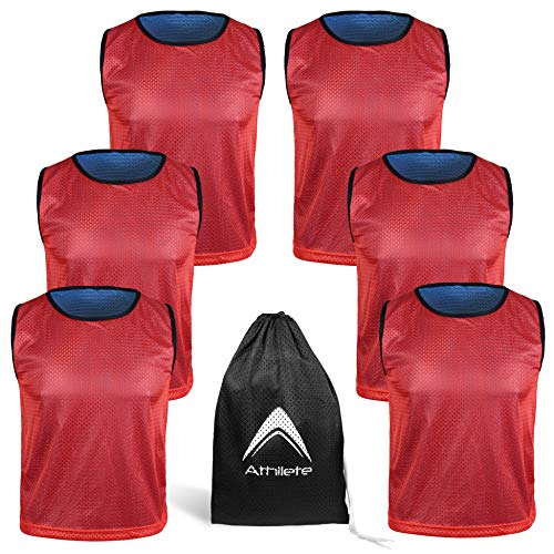 Athllete Reversible Basketball Trikot (6er Set Trikots) Basketball Trikots Jugend Basketball Trikot von Athllete