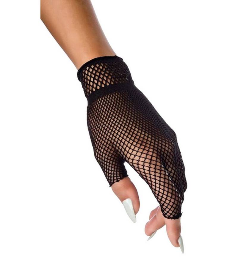 Atixo Abendhandschuhe Gothic Netz-Handschuhe fingerlose Halbhandschuhe kurz von Atixo