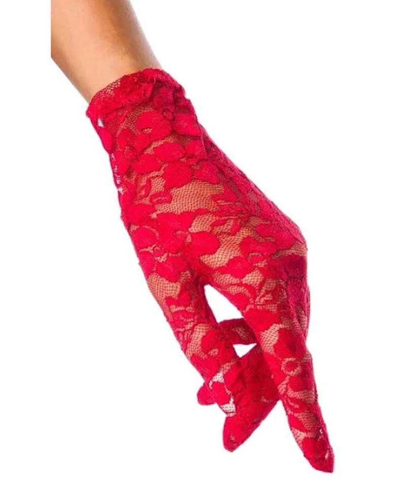 Atixo Abendhandschuhe Spitzenhandschuhe kurz Abendhandschuhe Party-Handschuhe von Atixo