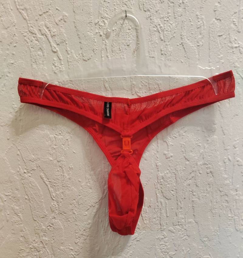 Atixo String Männer-String mit Clip-Verschluss Herrenstring aus Tüll von Atixo
