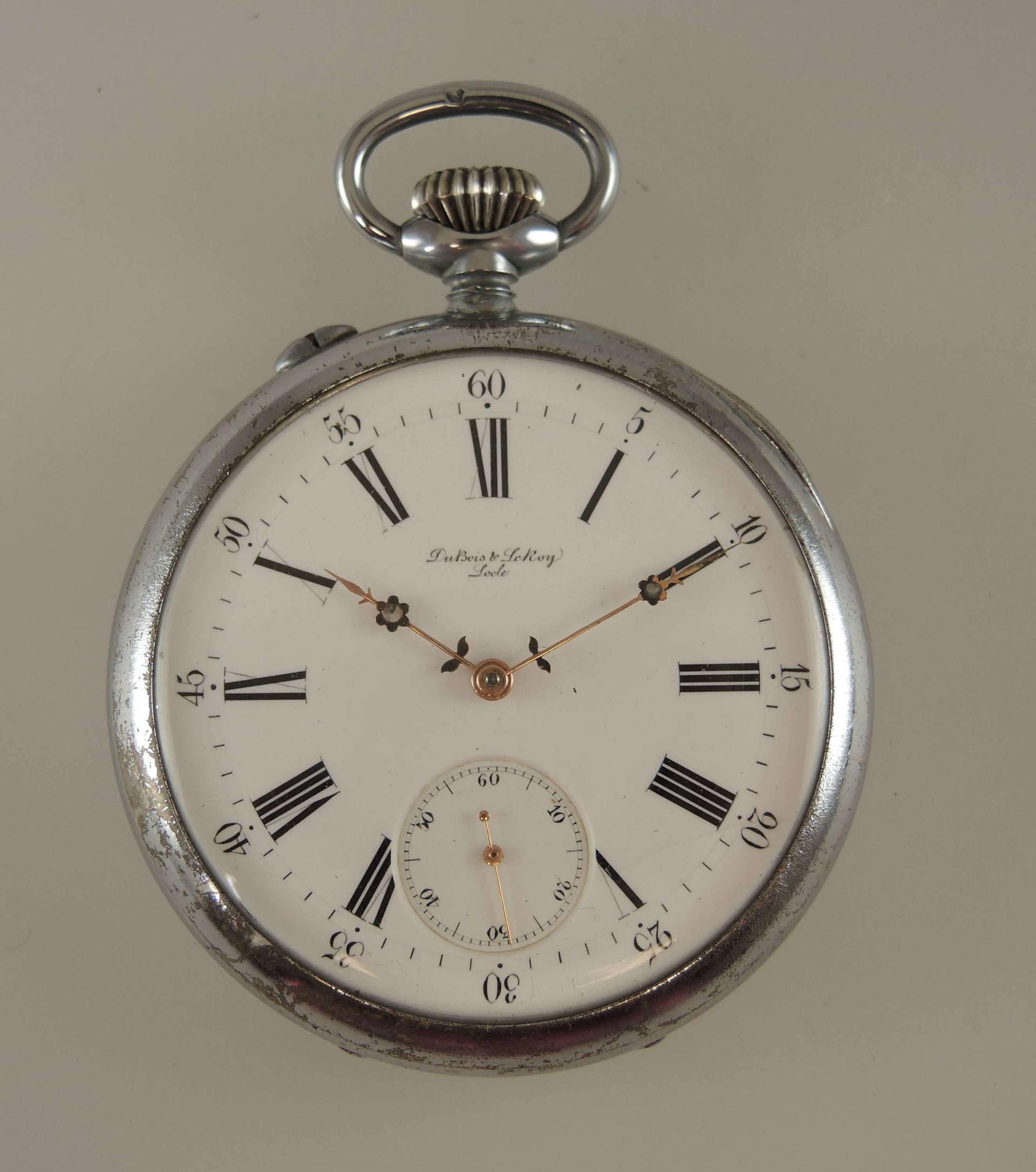 Detent Chronometer Taschenuhr Von Dubois & Leroy C1890 von AtlamWatches