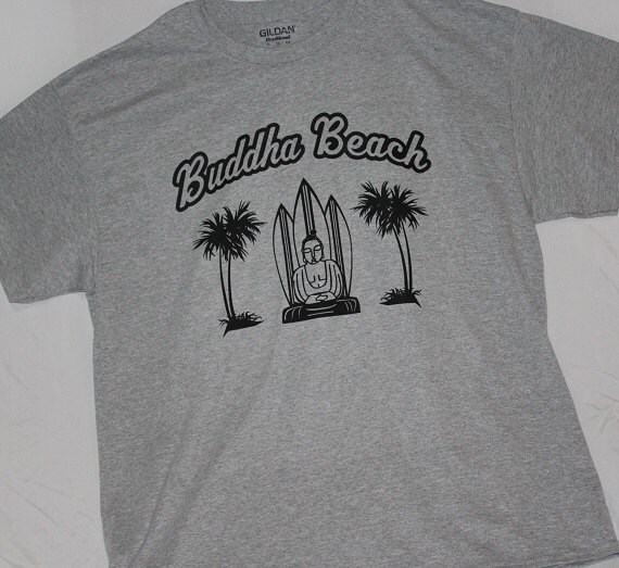 Buddha Beach T-Shirt Buddha Beach T-Shirt von AtlanticShoreTees