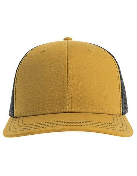 Atlantis Headwear Atlantis Netz-Cap Mesh Cap Snapback Kappe Cappy leicht gebogener Schirm Mehrfarbig von Atlantis Headwear