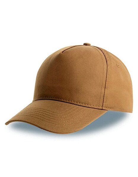 Atlantis Headwear Atlantis Recy Five Cap Klassische, strukturierte Baseballkappe, Geschwungener Schirm, Hochwertiger Klettverschluss von Atlantis Headwear