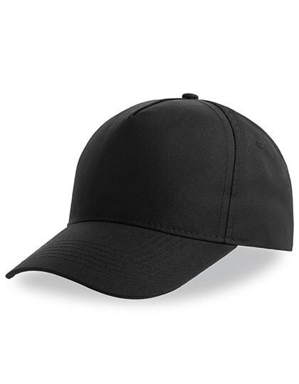 Atlantis Headwear Atlantis Recy Five Cap Klassische, strukturierte Baseballkappe, Geschwungener Schirm, Hochwertiger Klettverschluss von Atlantis Headwear