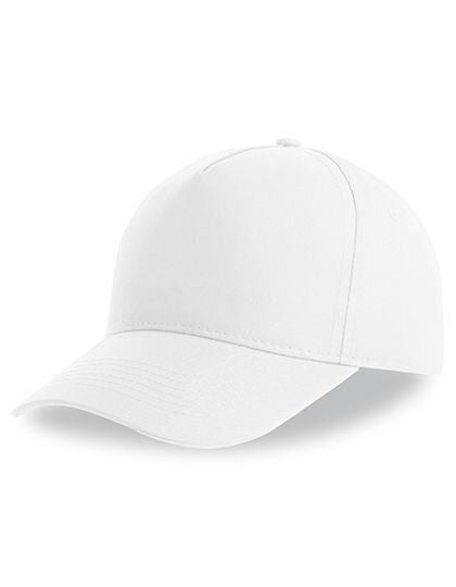 Atlantis Headwear Atlantis Recy Five Cap Klassische, strukturierte Baseballkappe, Geschwungener Schirm, Hochwertiger Klettverschluss von Atlantis Headwear