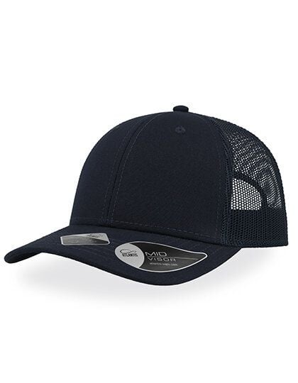 Atlantis Headwear Atlantis Recy Three Recycled Cap Mesh Rückseite 100% recycltes Polyester recyclte Baumwolle von Atlantis Headwear