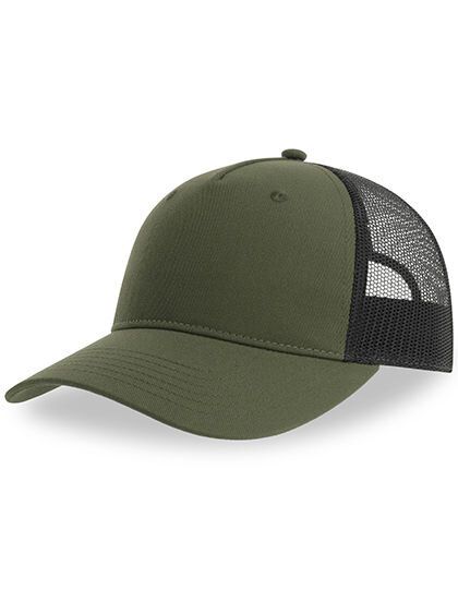 Atlantis Headwear Atlantis Zion Cap Mesh - Basecap zweifarbig aus Recyceltem Polyester Truckercap von Atlantis Headwear