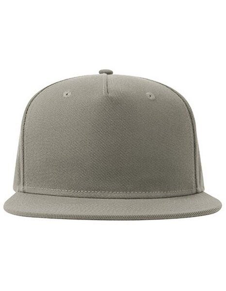 Atlantis Headwear Atlantis recycelte Flat-Cap mit Kunststoffverschluss von Atlantis Headwear