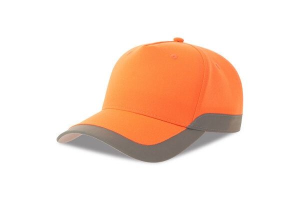 Atlantis Headwear Atlantis HiViz wasserabweisende, gut sichtbare Cap aus recyceltem, reflektierendem Material mit UV-Schutz von Atlantis Headwear