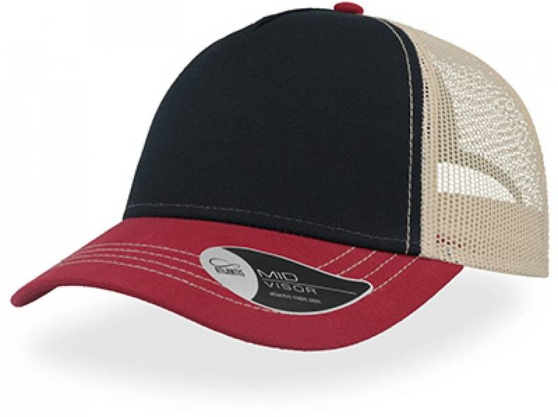 Atlantis Baseball Cap Rapper Canvas Cap, 5-Panel-Mesh-Cap von Atlantis