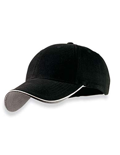 Atlantis Pilot Piping Sandwich Cap, One Size, Black von Atlantis