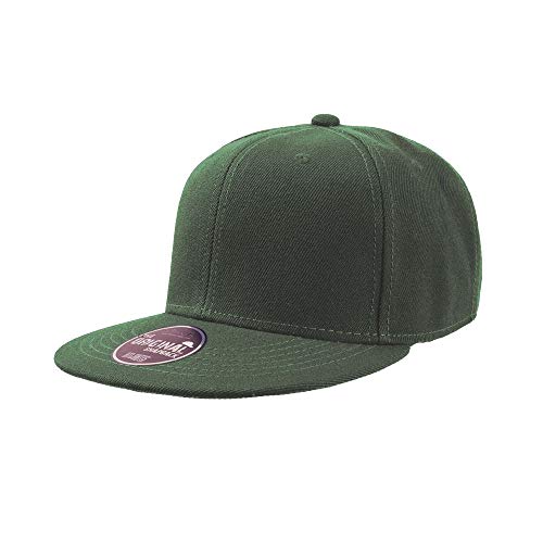 Atlantis Snap Back Flacher Schirm 6 Panel Kappe (Einheitsgröße) (Grün) von Atlantis