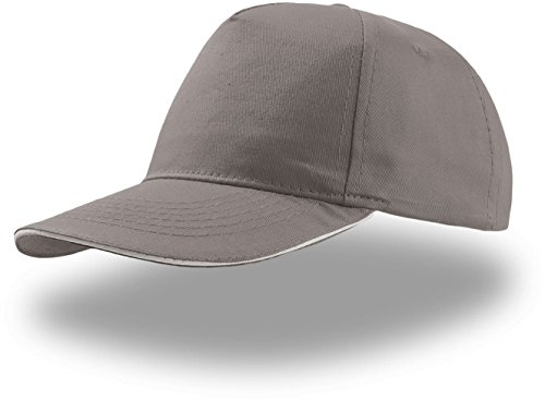 Atlantis Start Five Sandwich Cap, One Size, Grey von Atlantis