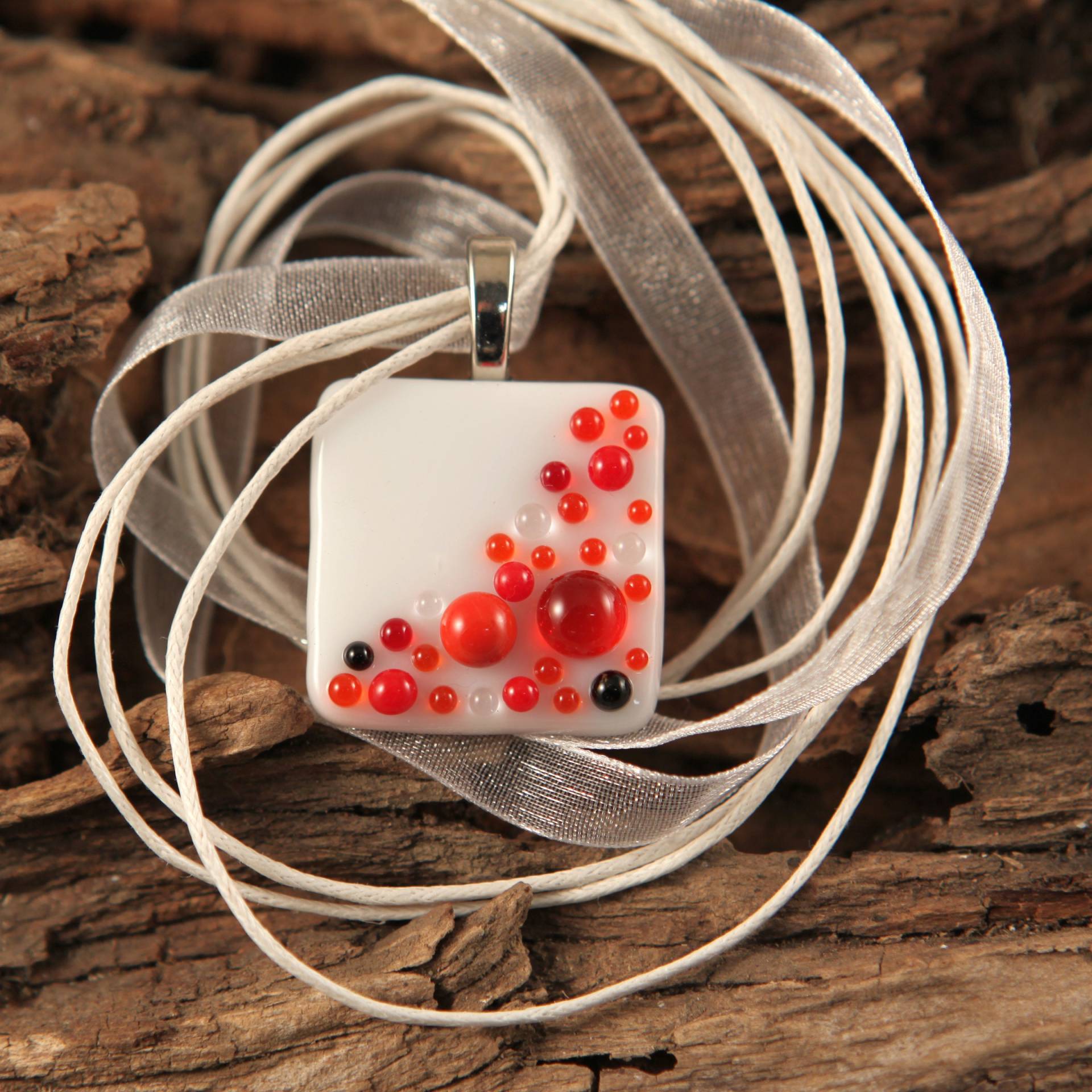 Dots Verschmolzene Glaskette | Versandfertig von AtlantisDesigns