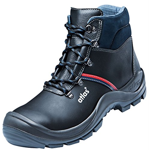 Atlas Arbeitsschuh Stiefel, Anatomic Bau 500 - EN ISO 20345 S3 - W12 - Schwarz, 37 EU von Atlas