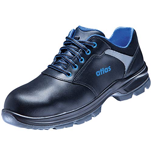 Atlas Sicherheitsschuhe Anatomic BAU 540 S3 W10 (Nachfolger vom Anatomic BAU 450, Waterproof Glattleder, Durchtritthemmung, Funktionsfutter, atmungsaktiv) Arbeitsschuhe (45) von ATLAS - the shoe company